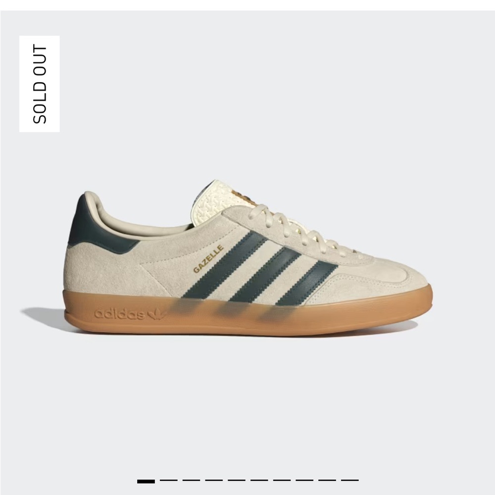 NWT ADIDAS indoor Gazelle Shoes